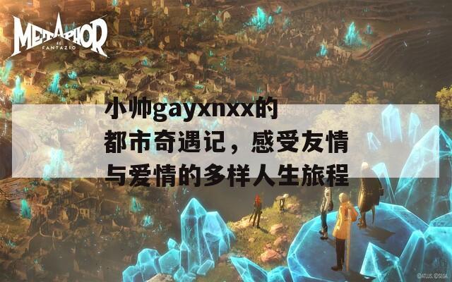 小帅gayxnxx的都市奇遇记，感受友情与爱情的多样人生旅程