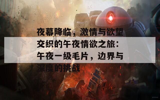 夜幕降临，激情与欲望交织的午夜情欲之旅：午夜一级毛片，边界与深度的挑战