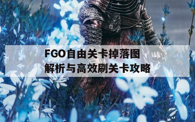 FGO自由关卡掉落图解析与高效刷关卡攻略