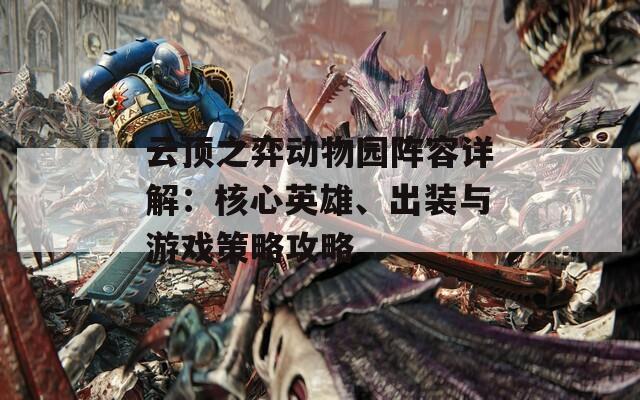 云顶之弈动物园阵容详解：核心英雄、出装与游戏策略攻略