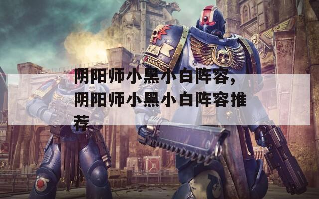 阴阳师小黑小白阵容,阴阳师小黑小白阵容推荐