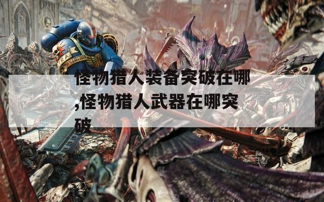 怪物猎人装备突破在哪,怪物猎人武器在哪突破