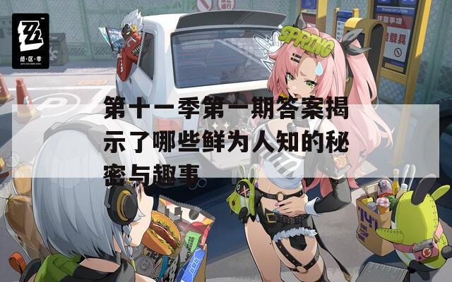 第十一季第一期答案揭示了哪些鲜为人知的秘密与趣事
