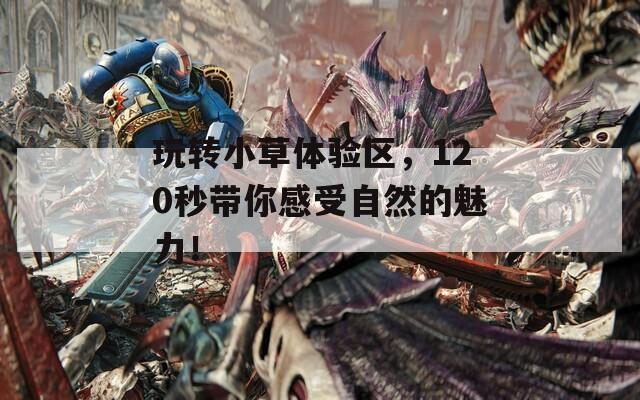 玩转小草体验区，120秒带你感受自然的魅力！
