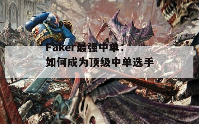 Faker最强中单：如何成为顶级中单选手_